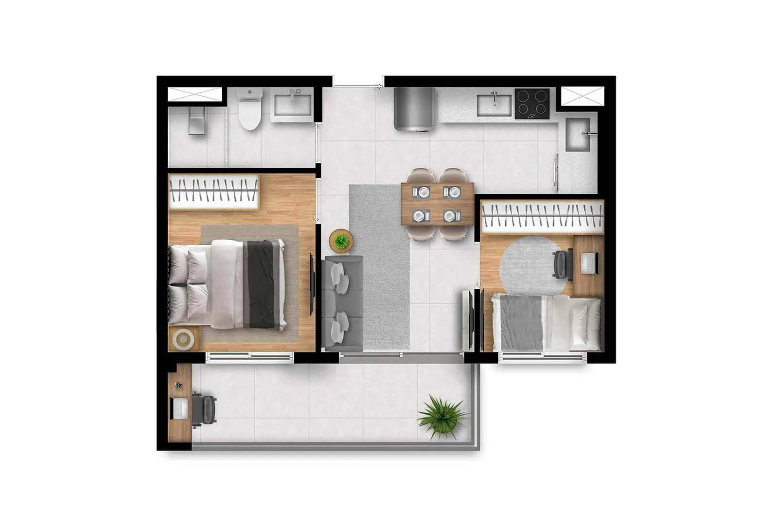 Planta — 2 DORMS