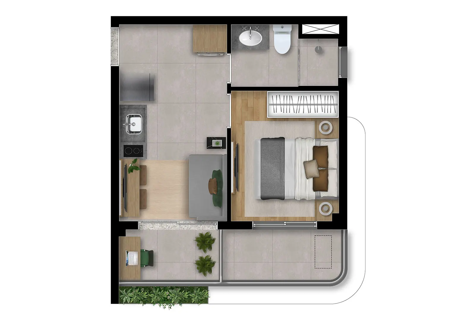 Planta — 1 DORM